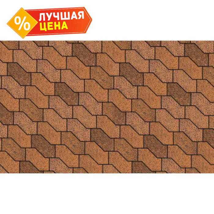 Плитка тротуарная S-Форма В.3.Ф.10 Листопад гладкий Арабская ночь 172x94x100 мм