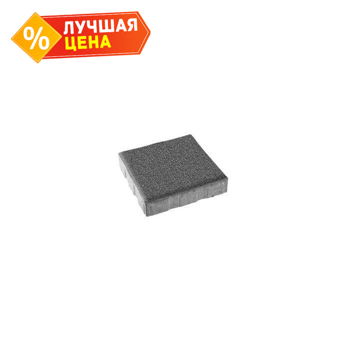 Плитка тротуарная Квадрум Б.5.К.6 гранит серый 500x500x60 мм