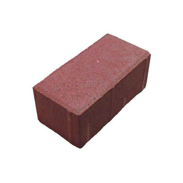 Брусчатка 200х100х80 мм. ЭДД 1.8 Красно-коричневый